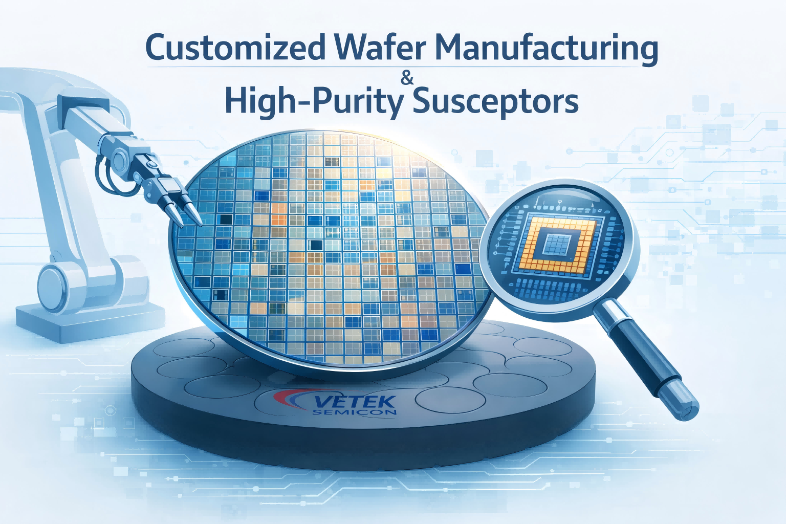 High-Purity Susceptors- 2026 ခုနှစ်တွင် စိတ်ကြိုက် Semicon Wafer အထွက်နှုန်းအတွက် သော့ချက်