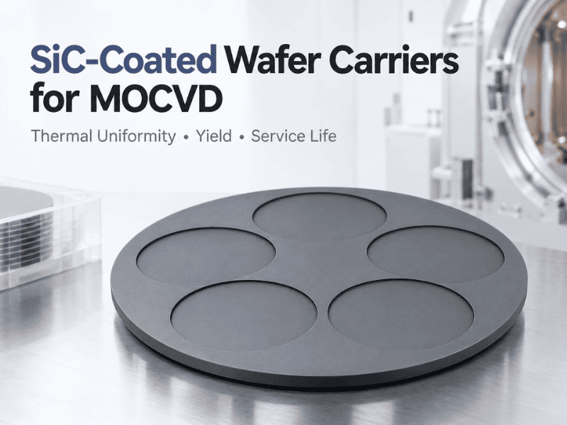 MOCVD အတွက် SiC-Coated Wafer Carriers- အပူပိုင်းတူညီမှု၊ အထွက်နှုန်းနှင့် ဝန်ဆောင်မှုဘဝ