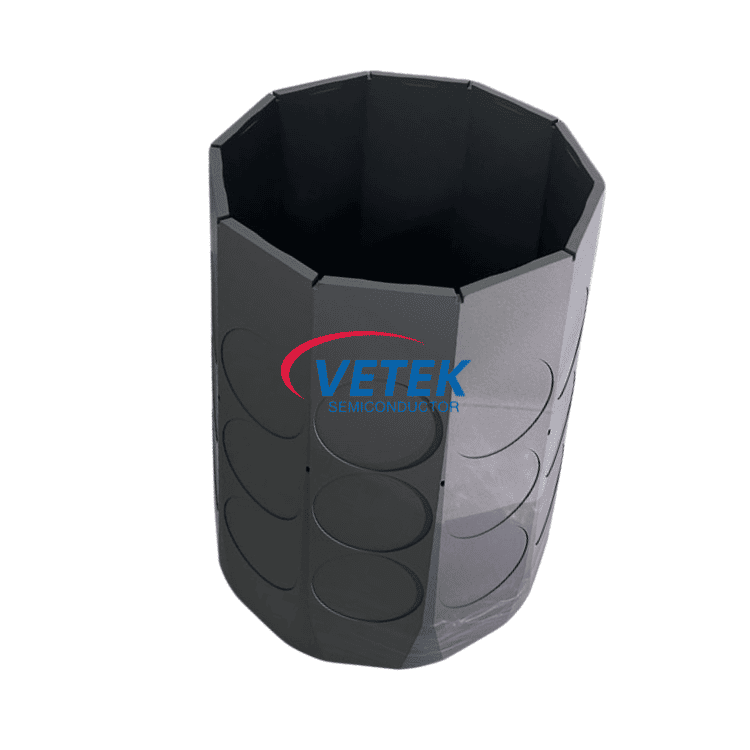 SIC coated epitaxial ဓာတ်ပေါင်းဖို camber